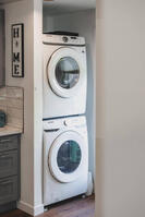 Convenient in-unit washer and dryer ready