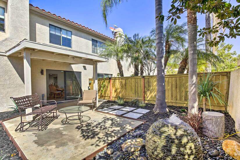 Backyard oasis view 2