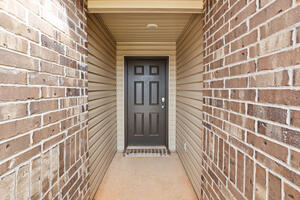 Covered front entry