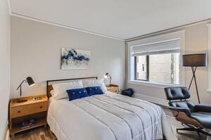 Quiet, private furnished sleeping space with extra blankets.