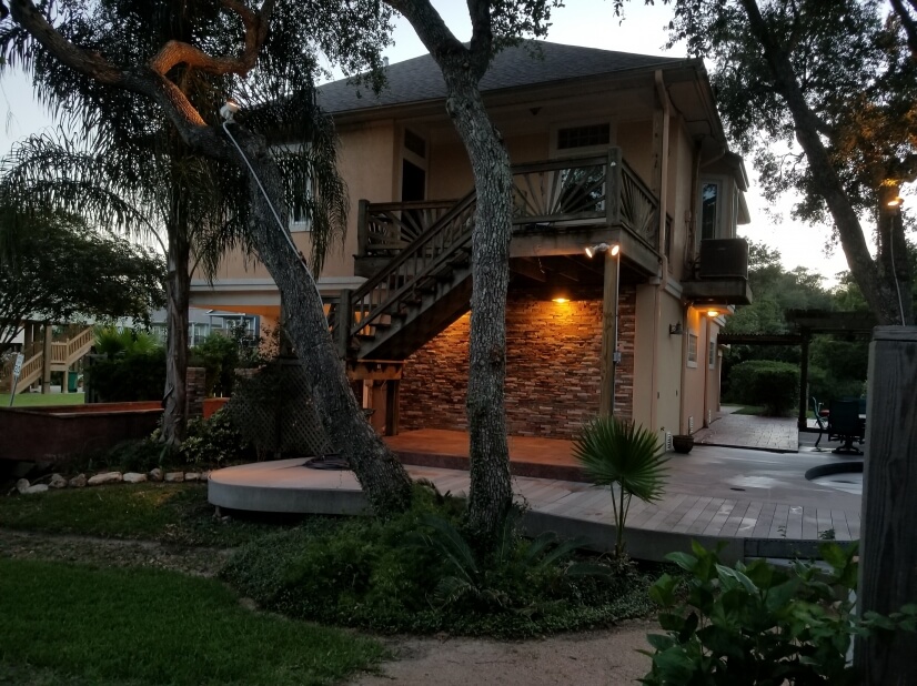 View of house from the bay side