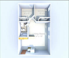 Unit 5 layout (Unit 6 is a mirror image)