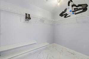 Primary walk in closet