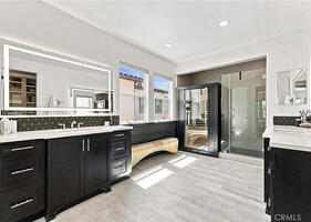 Primary bathroom w/ walk-in shower