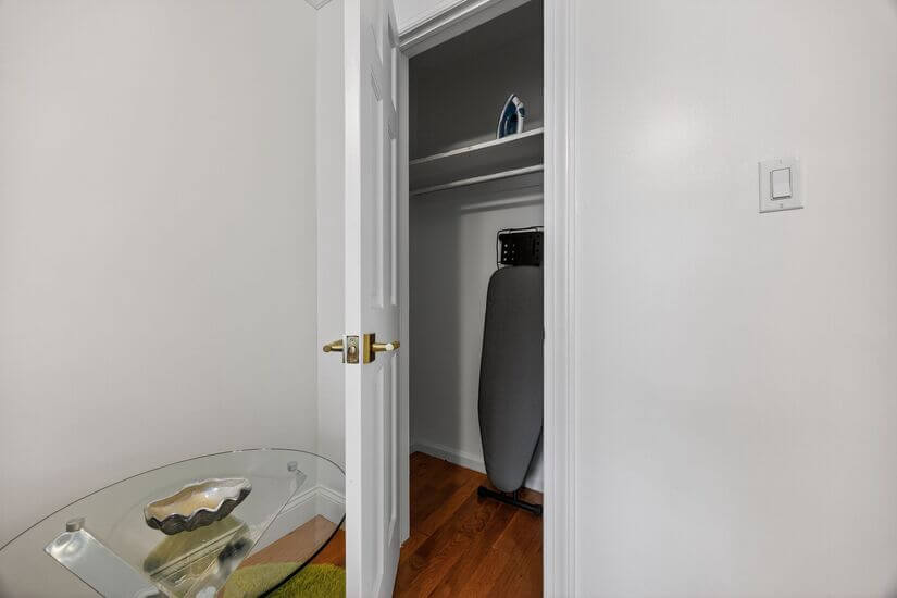 Closet in living room