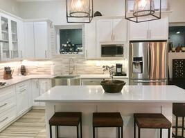 Cooking becomes a pleasure in this new kitchen.