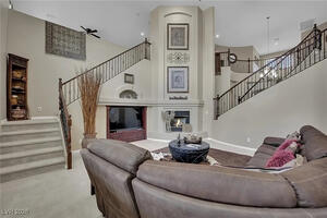Living Room, with smart TV & surround sound.