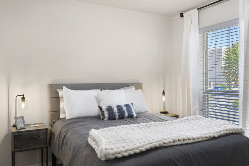 NE guest bedroom view