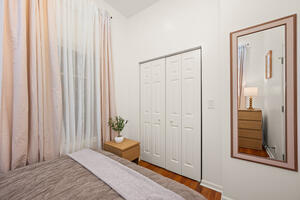 Second queen bedroom with closet