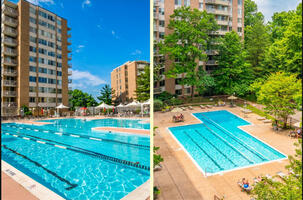 Resort-style swimming pools