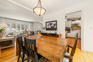 Dining Room Toward Kitchen and Living Room