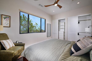 Primary bedroom with plenty of closet space