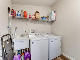 Convenient In-Home Laundry Room