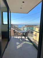 Balcony access from living room and bedroom