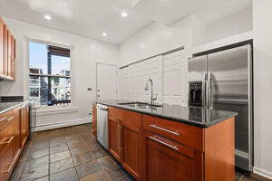 Kitchen refrigerator and pantry storage