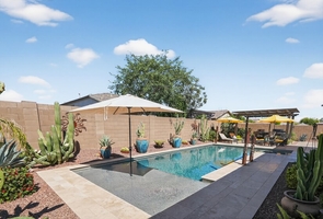 The Azure Desert Bloom Oasis