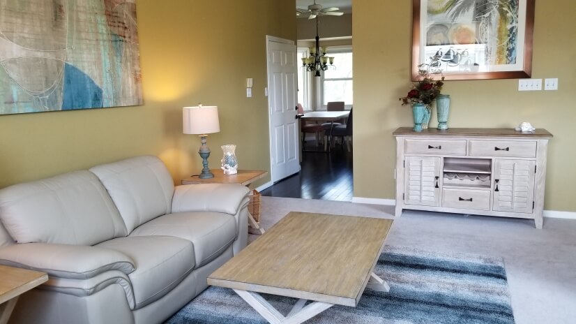 living room different angle