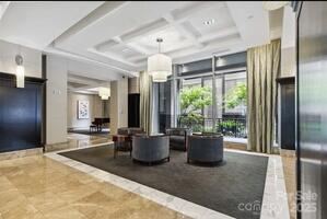 Spacious private lobby with concierge service