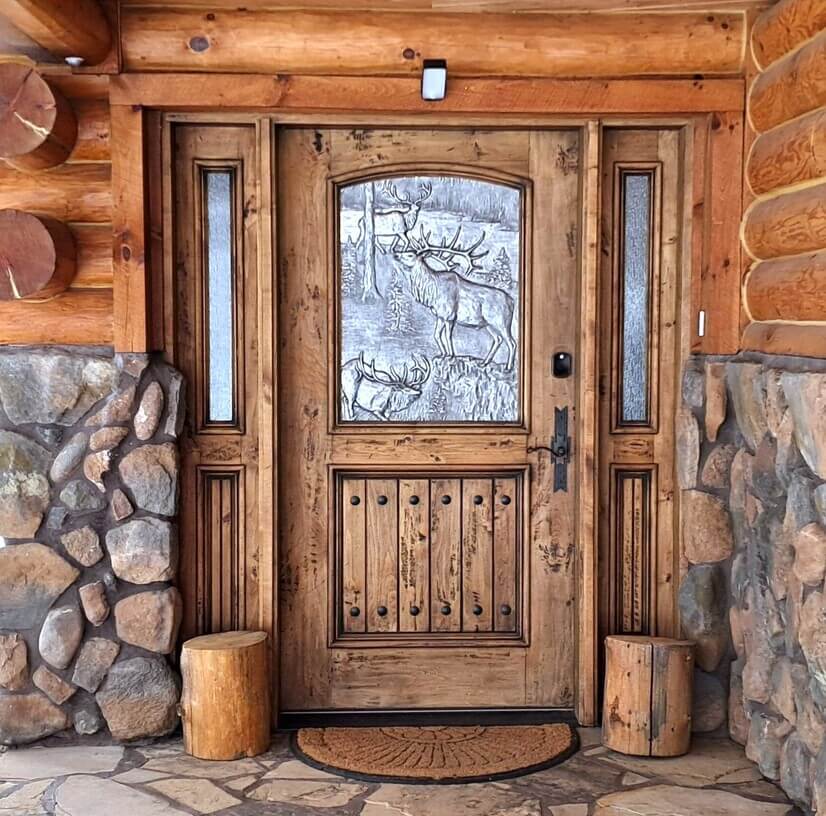 Private suite entrance door