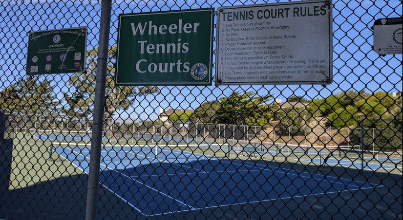 Wheeler Tennis Courts nearby