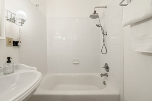 Bathroom Tub and Shower Close-Up