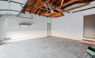 Two car garage