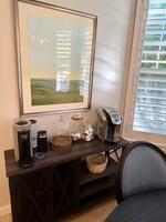 Coffee bar.