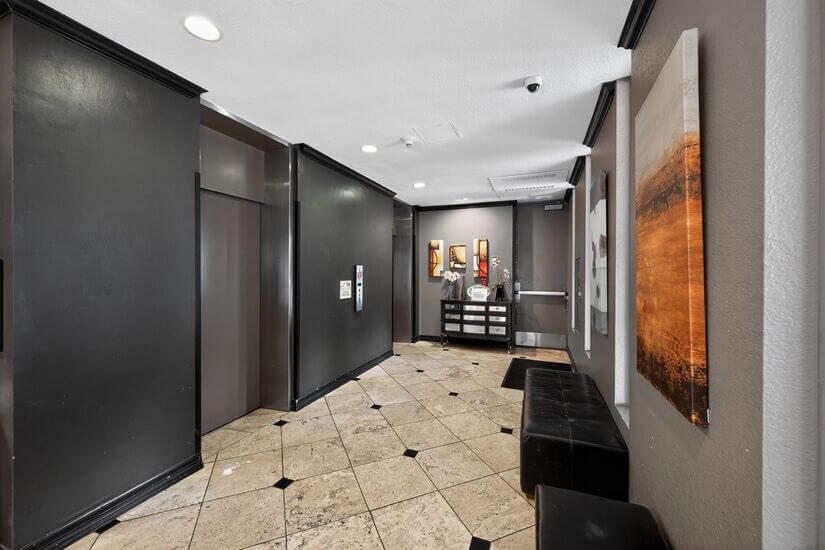 Lobby level elevators