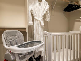 Crib, Pack ’n play/Travel crib and standalone highchair