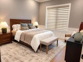 Bedroom wide view