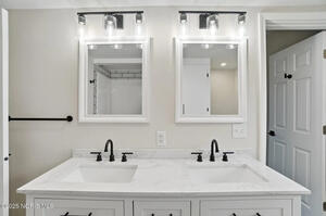 Double Vanity with Ample Counter Space