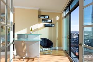 Living Room Area through master bedroom