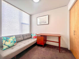 Second bedroom with desk and daybed