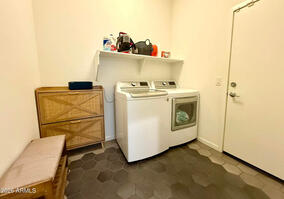 In-unit laundry convenience