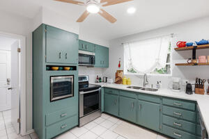 Kitchen with Wine Fridge