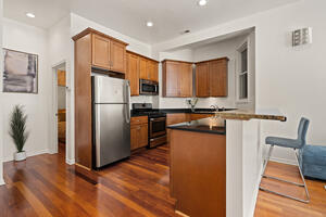 Kitchen and living area