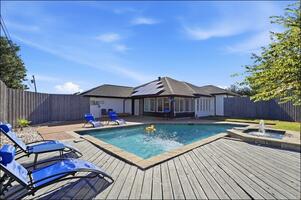 Backyard & Pool View