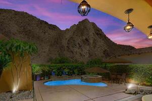 Swimming Pool at dusk
