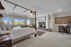 Primary Bedroom, with mountain views