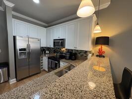 Eating bar with seating for two