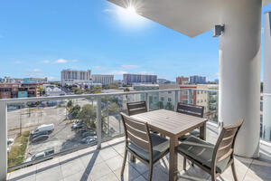 Balcony with City View