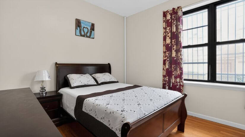 Comfortable Bedroom with Full-Size Bed and Natural Light