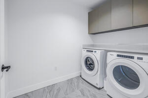 Full Laundry Room in Unit