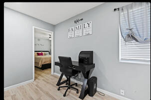 Desk area