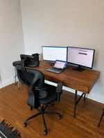 Media Room - Desk with Dual Monitors