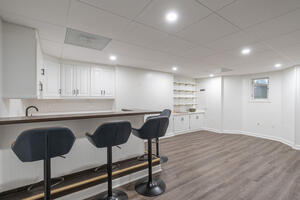 Lower level rec room
