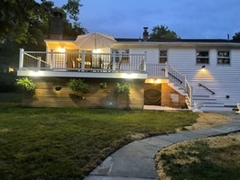 Private Deck with Cozy Evening Ambiance