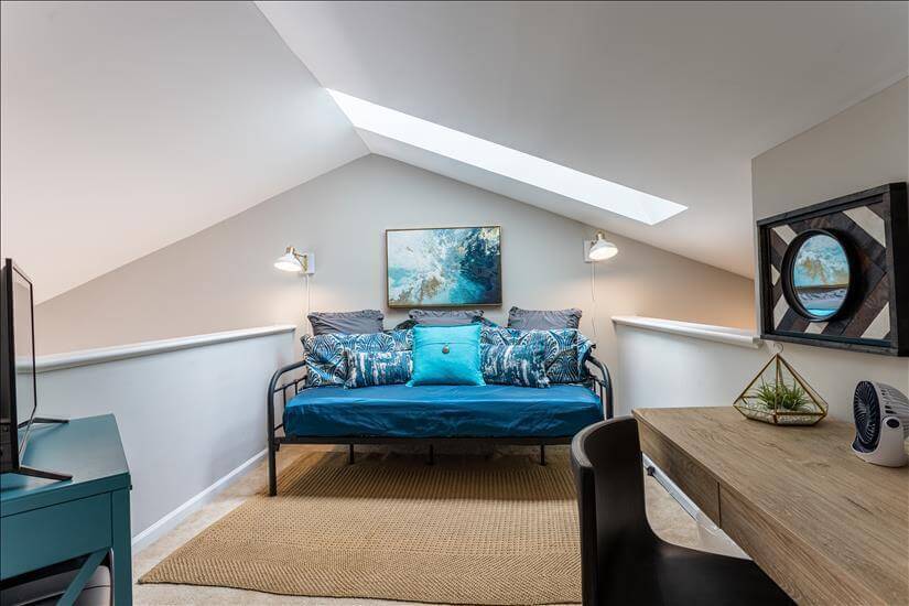 Relaxing seating area