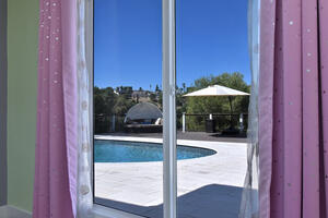 Pool & valley view from Bedroom 4