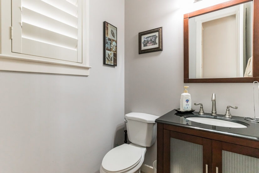 Half bath downstairs